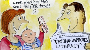 texting improves literacy